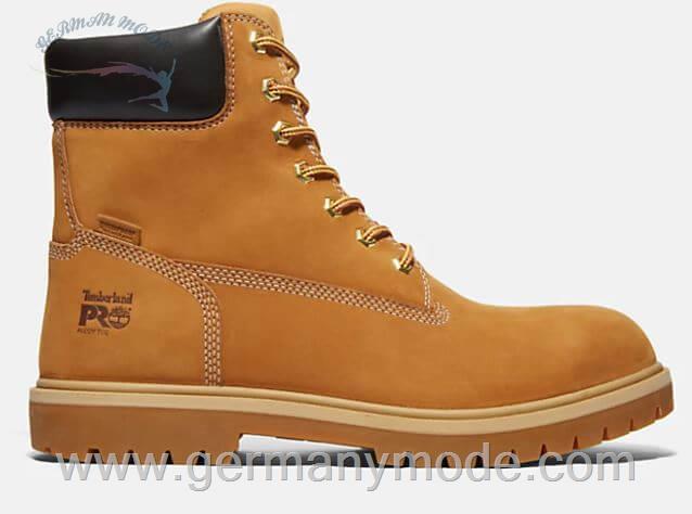 بوت کار ضد آب مردانه تیمبرلند آمریکا TIMBERLAND WATERPROOF TIMBERLAND PRO ICONIC ALLOY WORK BOOT WITH PROTECTIVE TOE CAP FOR MEN IN YELLOW