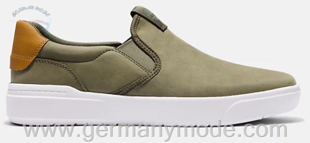 کفش راحتی مردانه تیمبرلند آمریکا Timberland SENECA BAY SLIP ONS FOR MEN IN GREEN