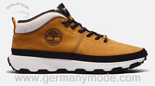 کتانی پیاده روی مردانه تیمبرلند آمریکا Timberland WINSOR TRAIL OUTDOOR HIKER FOR MEN IN YELLOW