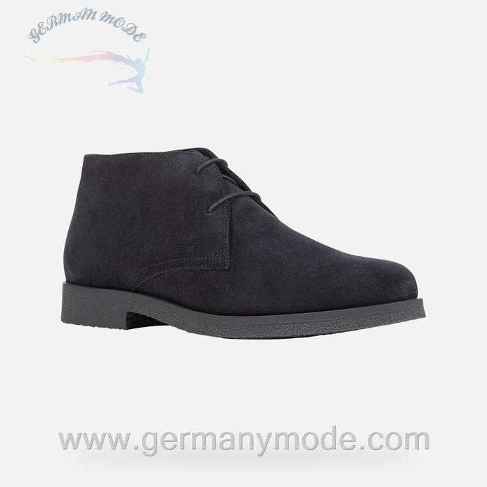 نیم بوت مردانه جی اوکس ایتالیا GEOX SCHNÜRSTIEFELETTEN Claudio Herr Marineblau