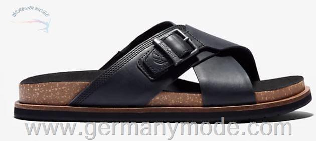 صندل مردانه تیمبرلند آمریکا TIMBERLAND AMALFI VIBES CROSS SLIDE SANDAL FOR MEN IN BLACK