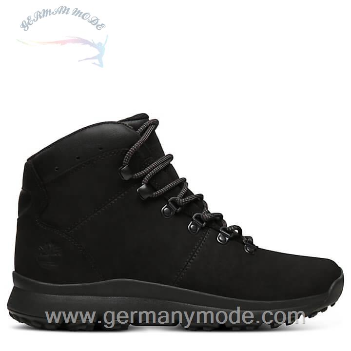 نیم بوت مردانه تیمبرلند آمریکا WORLD HIKER LEATHER HIKING BOOTS FÜR HERREN IN MARINEBLAU VELOURSLEDER