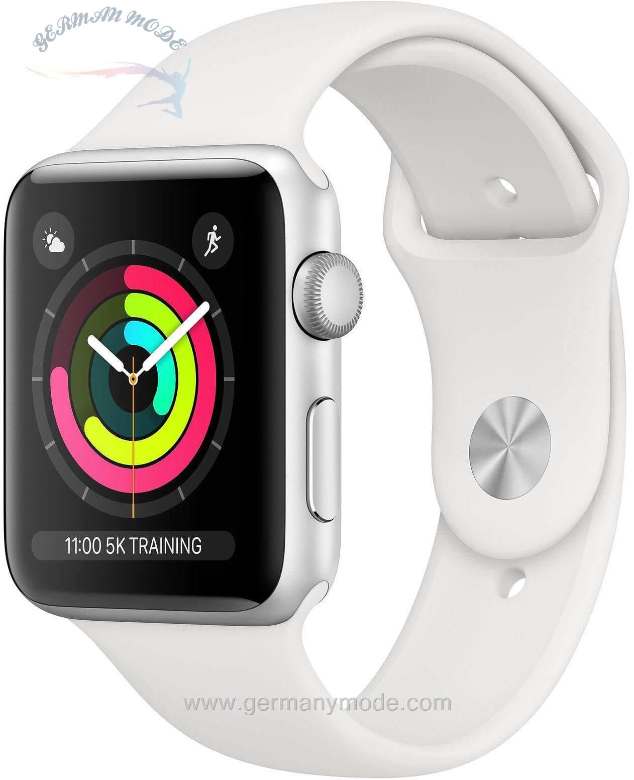 ساعت هوشمند اپل واچ آمریکا Apple Series 3 GPS Aluminiumgehäuse mit Sportarmband 38mm Watch Watch OS 5