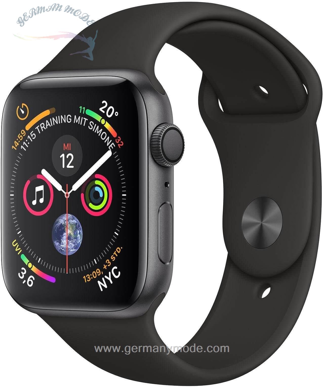 ساعت هوشمند اپل واچ آمریکا Apple Series 4 GPS Aluminiumgehäuse mit Sportarmband 40mm Watch Watch OS 5